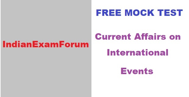 free mock test on current affairs